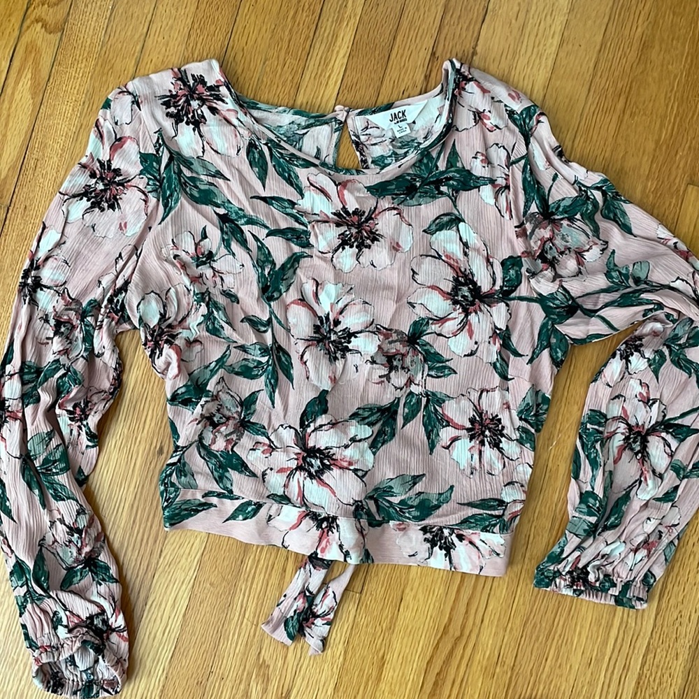 BB Dakota Floral Open Back Top